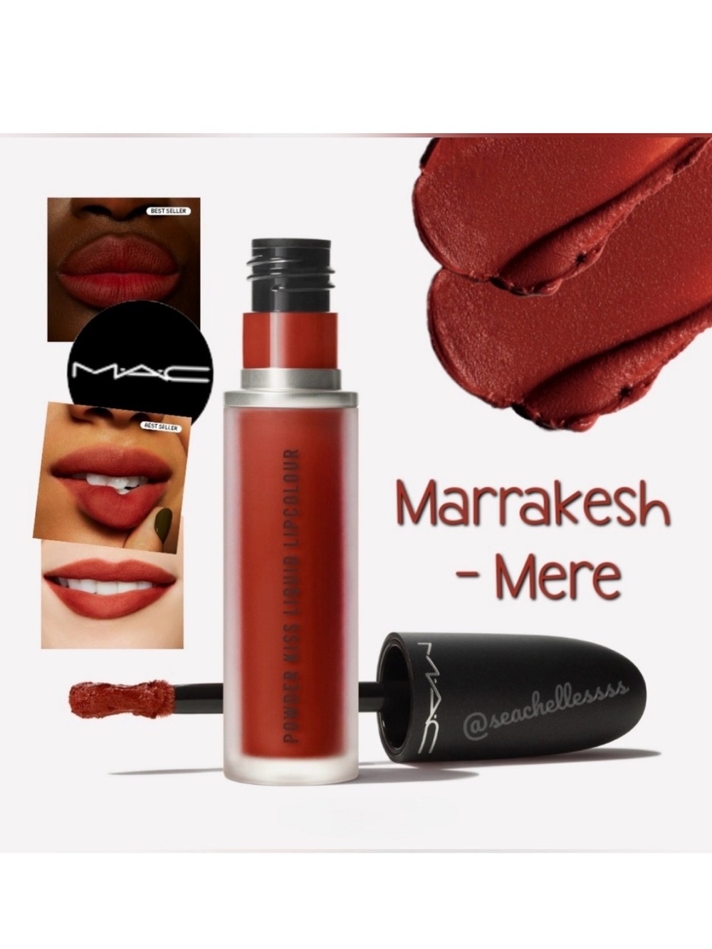 Marrakesh-Mere Powder Kiss Liquid Lipcolor Mac Cosmetics Brand New In Box